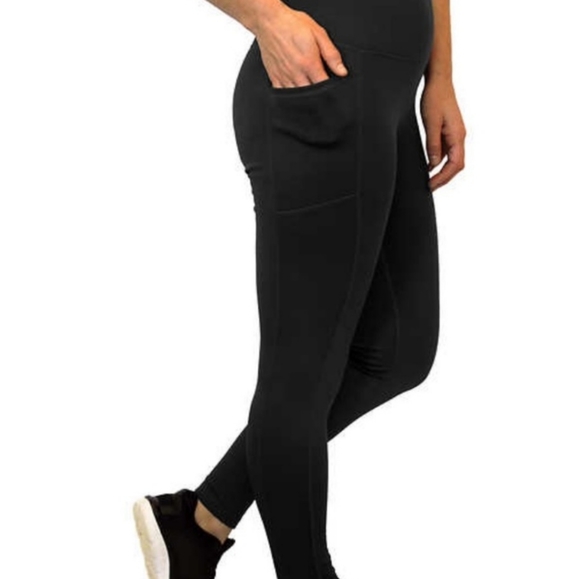 NWT SPYDER ACTIVE leggings, black, pockets, small & medium - Picture 2 of 10